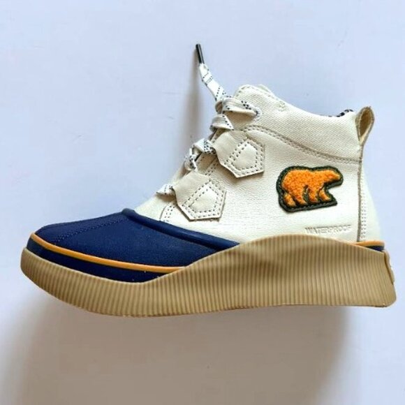 Sorel Out N About IV Classic Waterproof Duck Boot Honey White/ Dark Midnight 6.5 - Picture 9 of 16